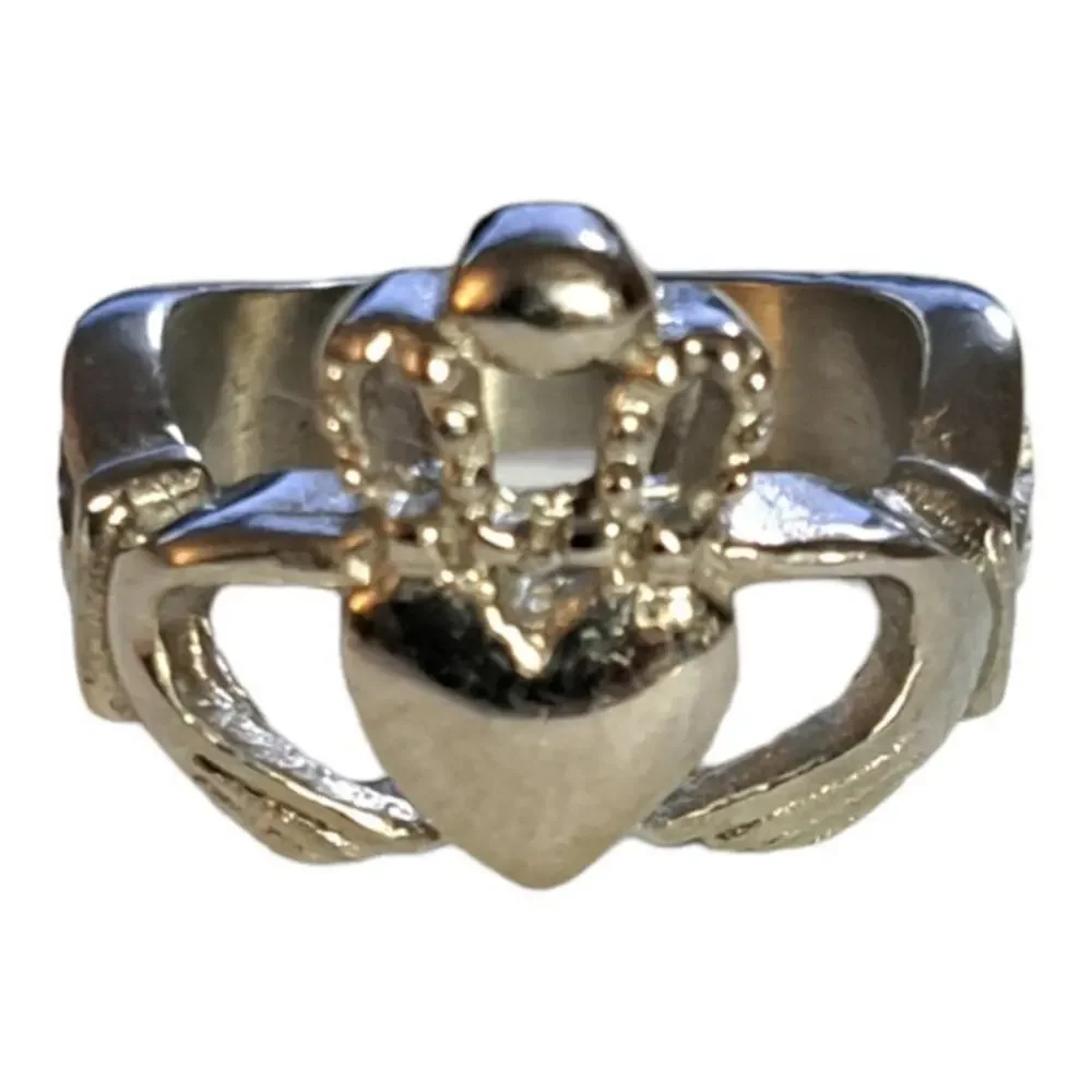 Stainless steel Claddagh ring size 11